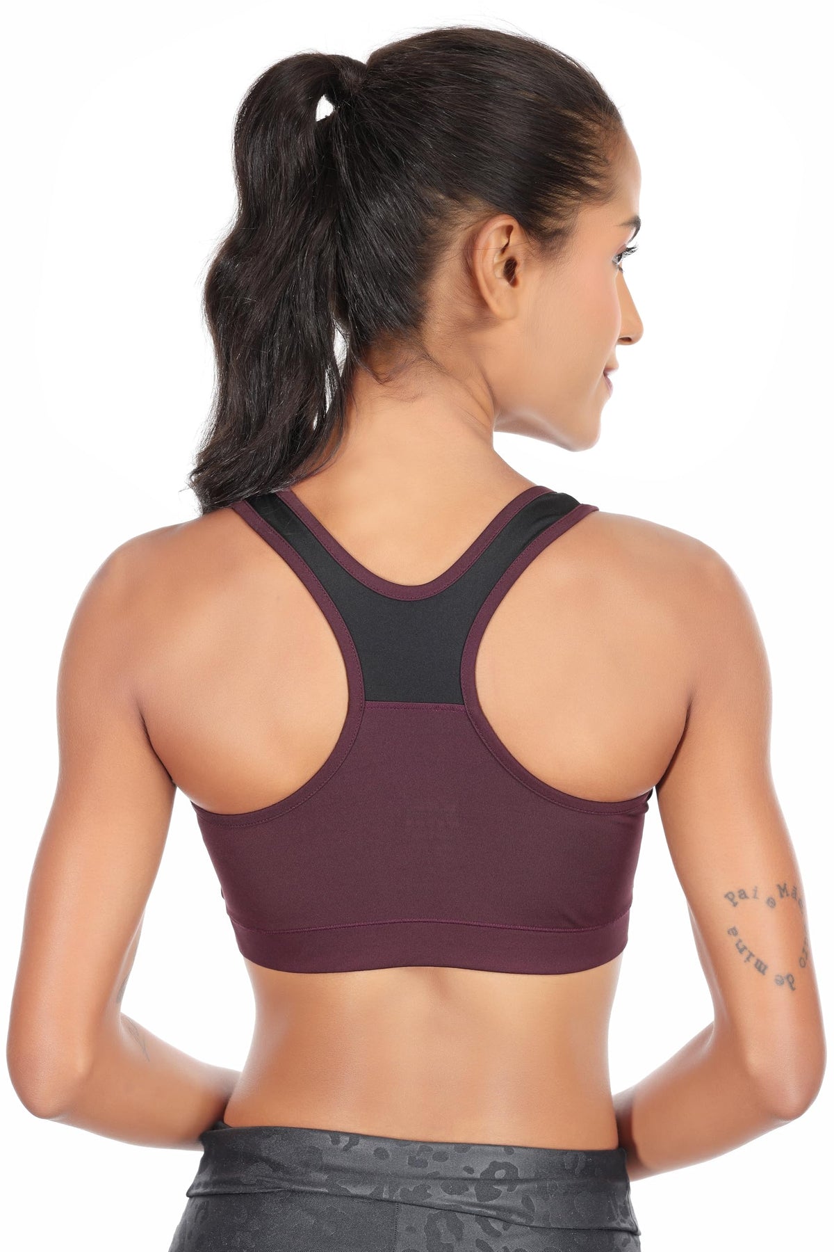 Skdreams Polyester Everyday Wireless & Non Padded Seamed Racer Back Sports Shaper Bra For Women | Soft Cup & Full Coverage Easy  36