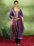 Libas WomenS Silk Blend Kurta Set (49267