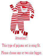 Family Feeling Little Boys Girls' Santa Claus Christmas Cotton Long Sleeve Pajama Set Pjs 7
