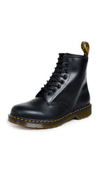 Dr. Martens 1460 Smooth Leather 8 Eye Boot, Black Smooth, 9 Women/8 Men
