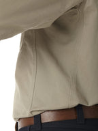 Wrangler Riggs Workwear Men's Logger Twill Long Sleeve Workshirt, Khaki, Large