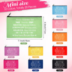 20 Pieces Cosmetic Bag for Women, Roomy Makeup Bags with Zipper Toiletry Bag Pouch Travel Packing Accessory Organizer Gifts, 7 x