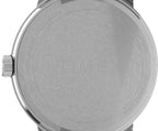 Timex Men's Easy Reader Bold 43mm Watch - Silver-Tone Case Black Dial with Black Leather Strap