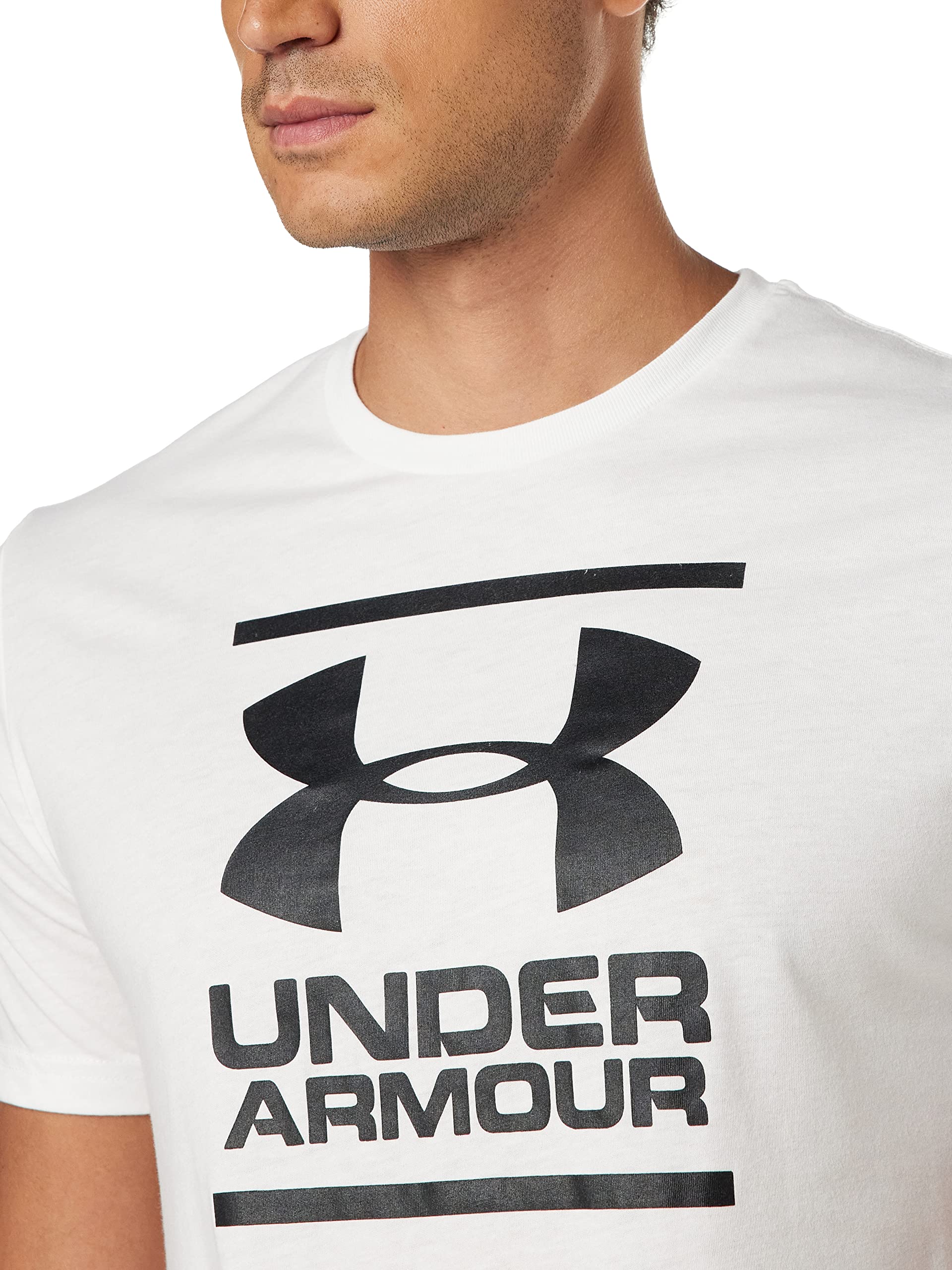 Under Armour Men's UA GL Foundation Short Sleeve T-Shirt LG White