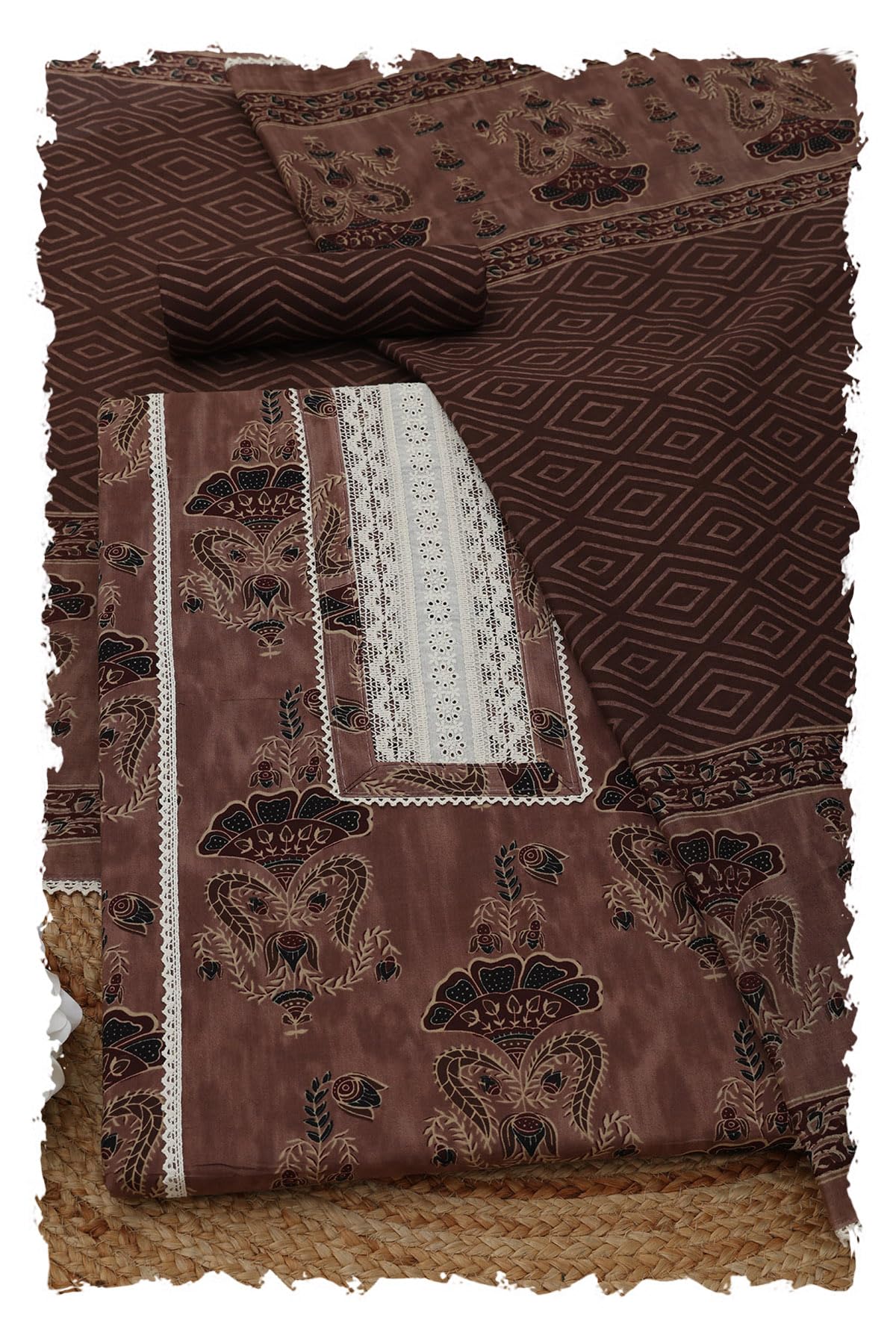 Soch Women Cotton Ethnic Motifs Dress Material