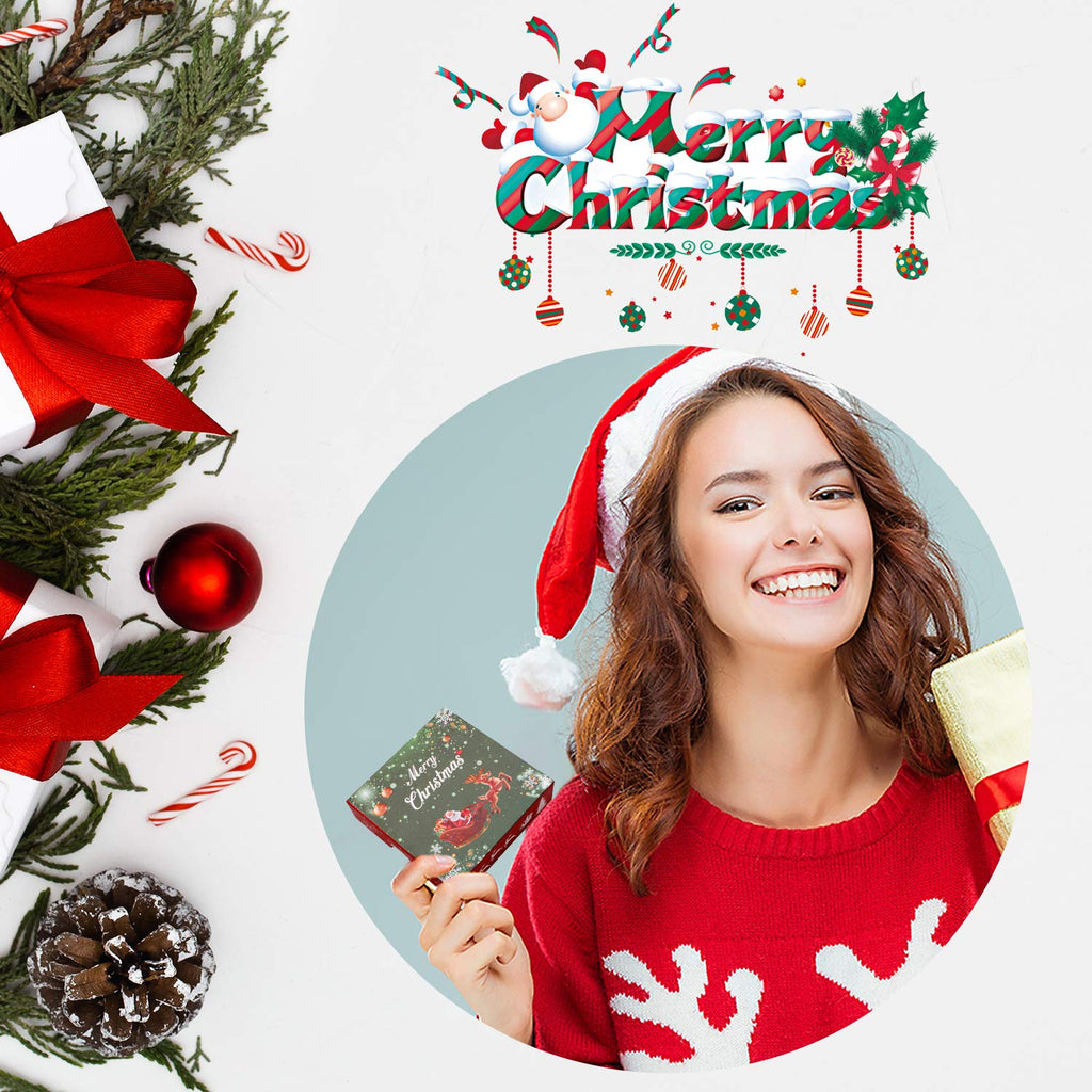 Btysun Women Gifts for Christmas Inspirational Bracelets for Women Christmas Gifts for Teenage Girls Xmas Gift Cuff Bracelet