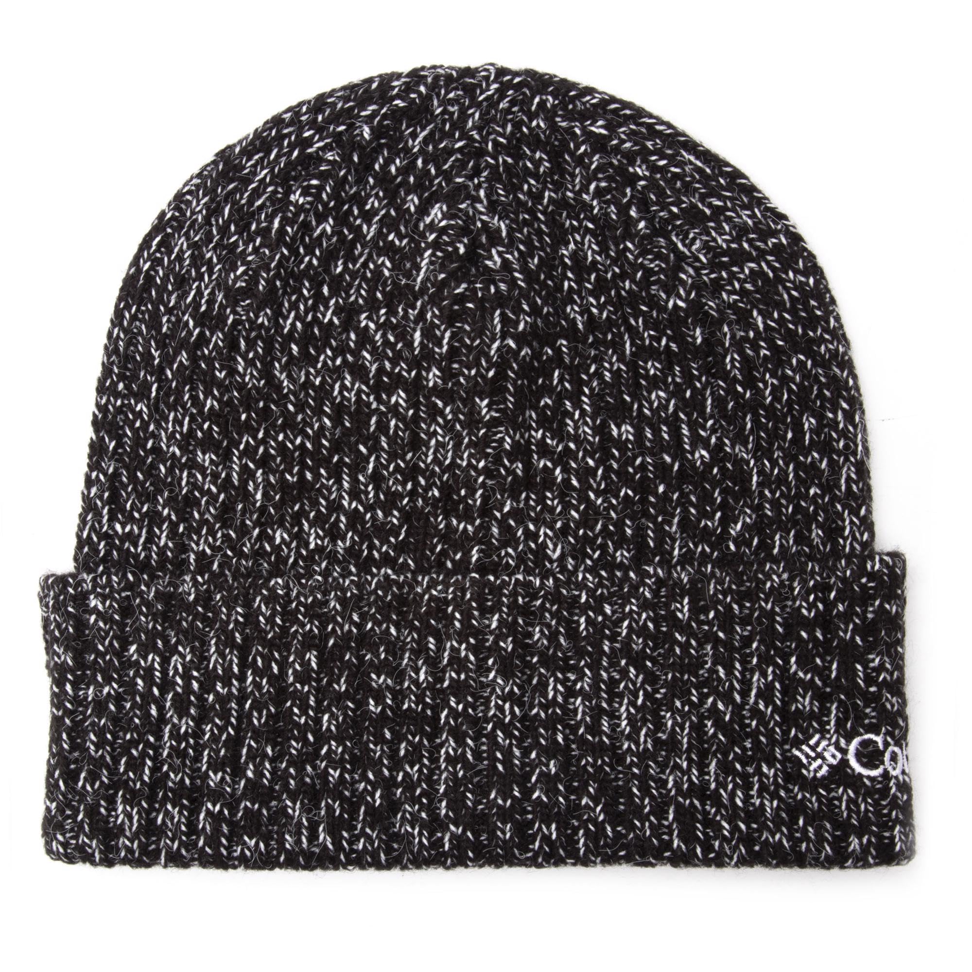 Columbia Men's Watch Cap, Black and White Marled, One Size