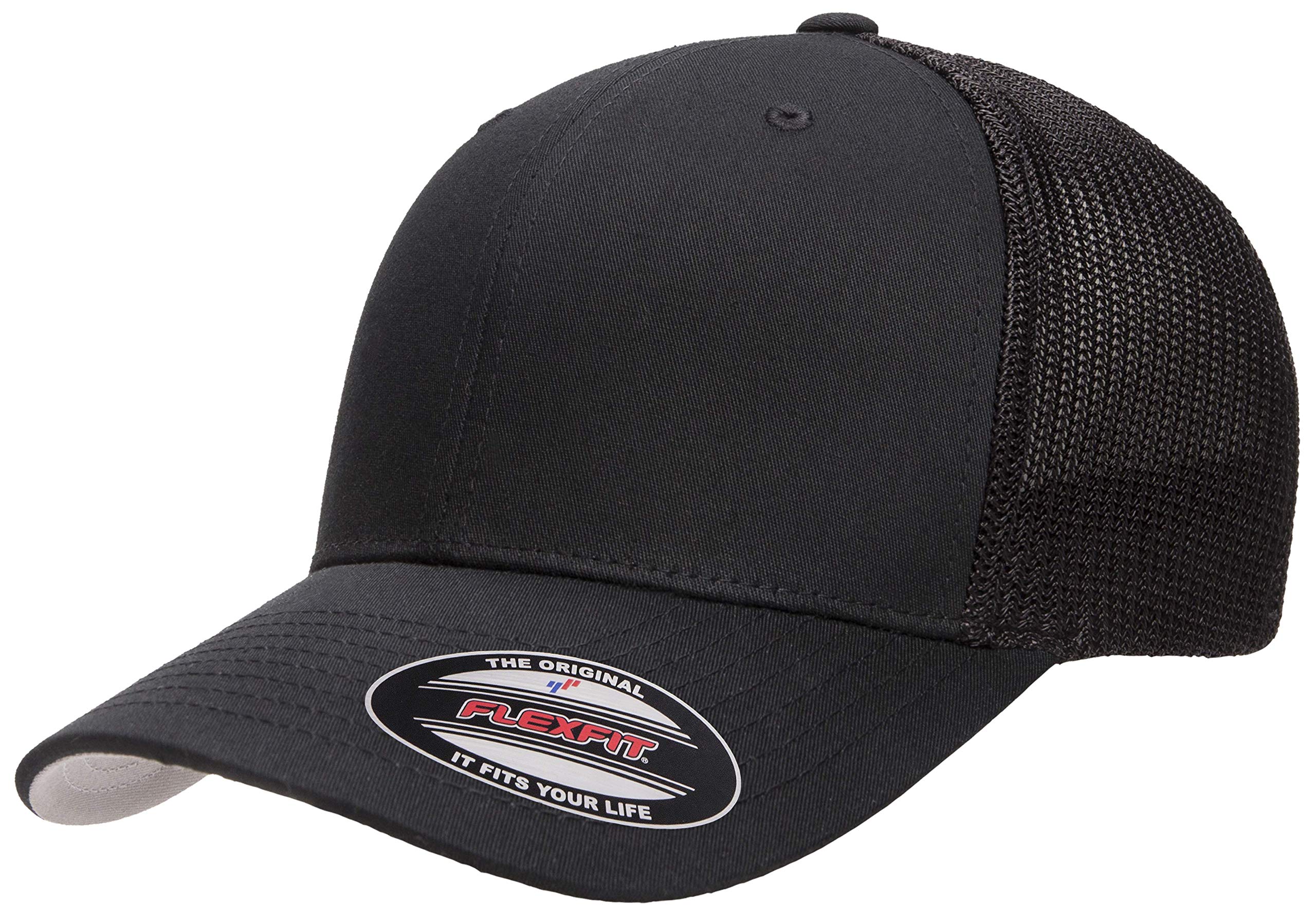 Flexfit Men's 110 Classic Snapback Baseball Cap, Heather, One Size