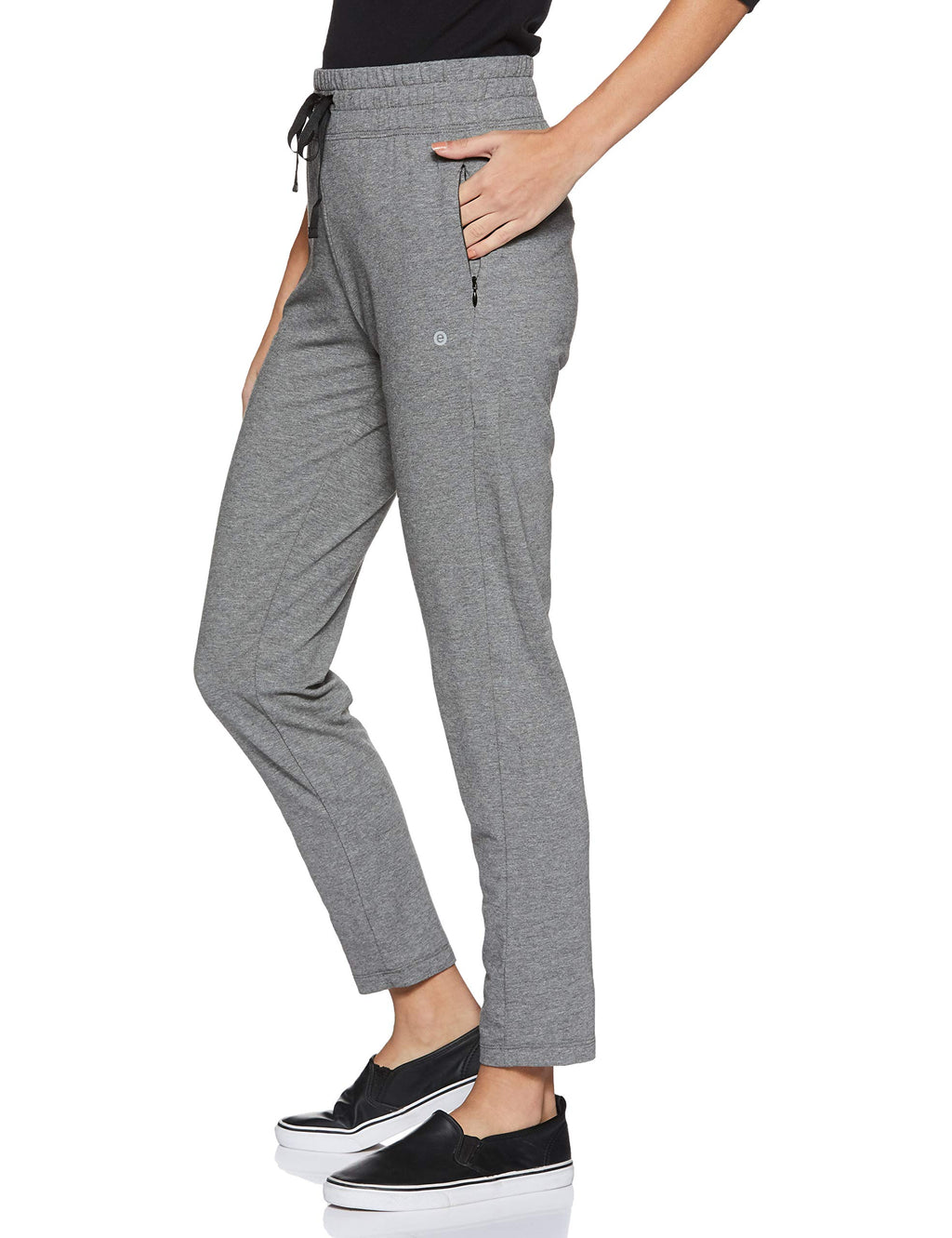 Enamor Essentials E060 Womens Slim Fit Terry Pants