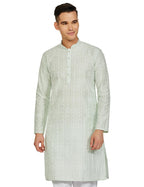Be Active MenS Traditional Embroidered Lucknowi Full Sleeves Kurta || Cotton Kurta For Men || Men Kurta For Wedding || Kurta Fo