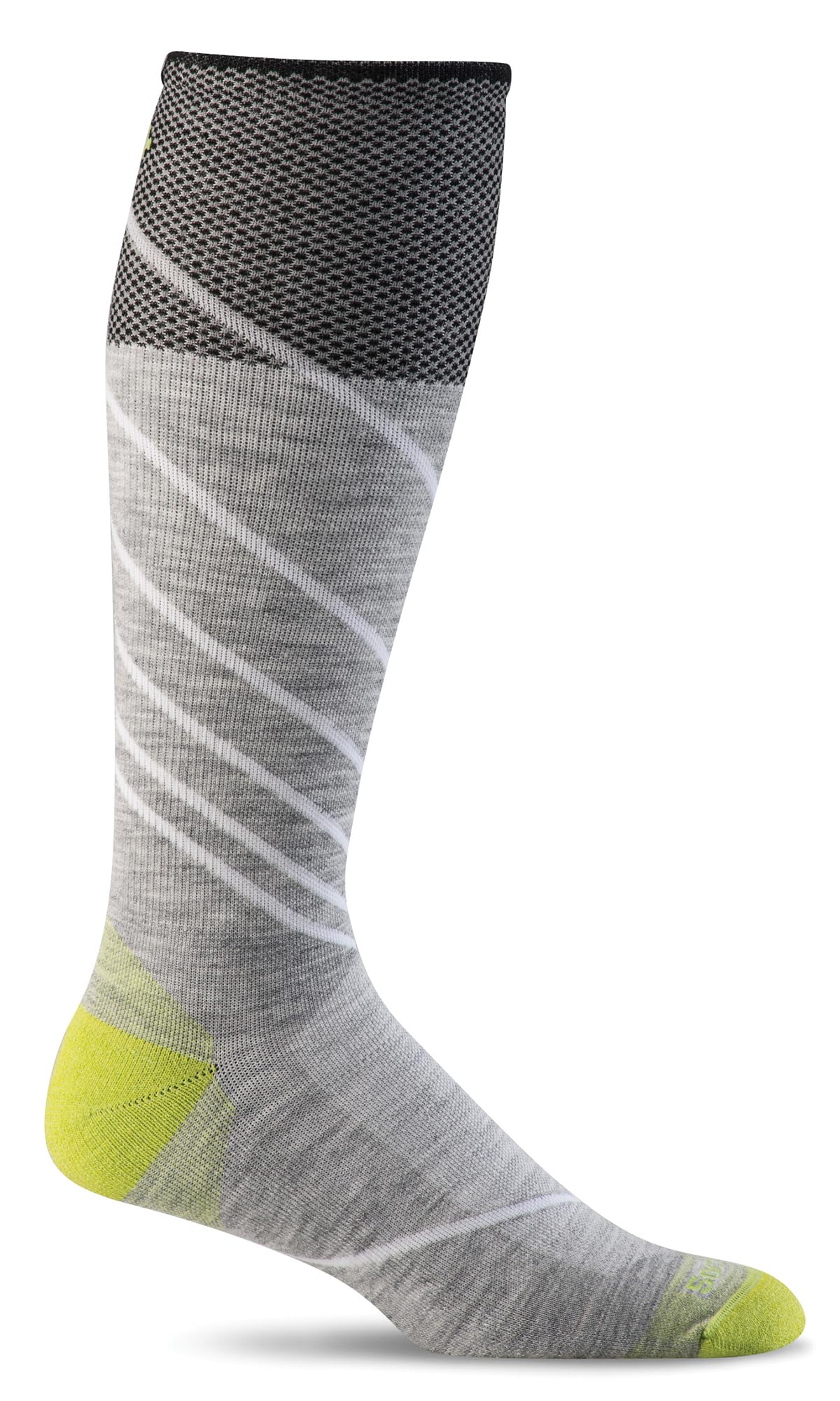 Sockwell Men's Pulse OTC Firm Graduated Compression Sock, Grey, Medium/Large