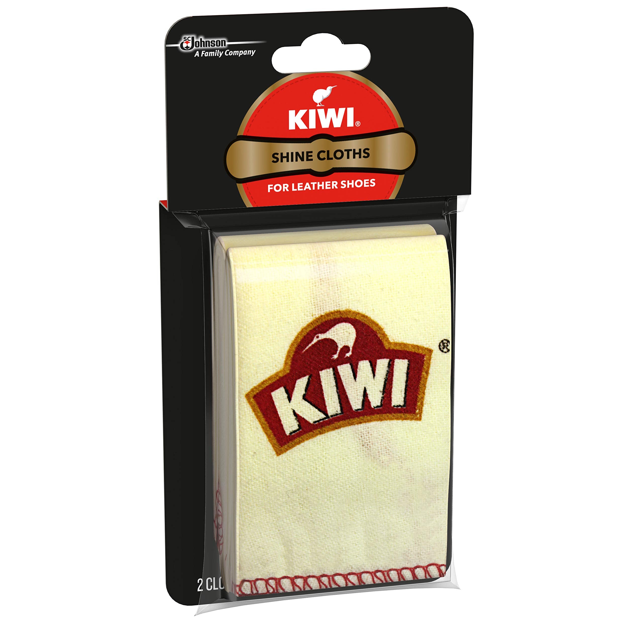 KIWI Shine Cloths, 2 CT (Pack - 1)