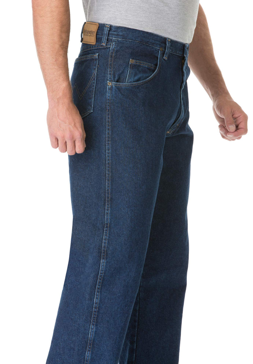 Wrangler mens Relaxed Fit Jeans, Antique Navy, 42W x 36L US