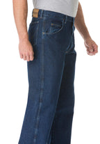 Wrangler mens Relaxed Fit Jeans, Antique Navy, 38W x 36L US