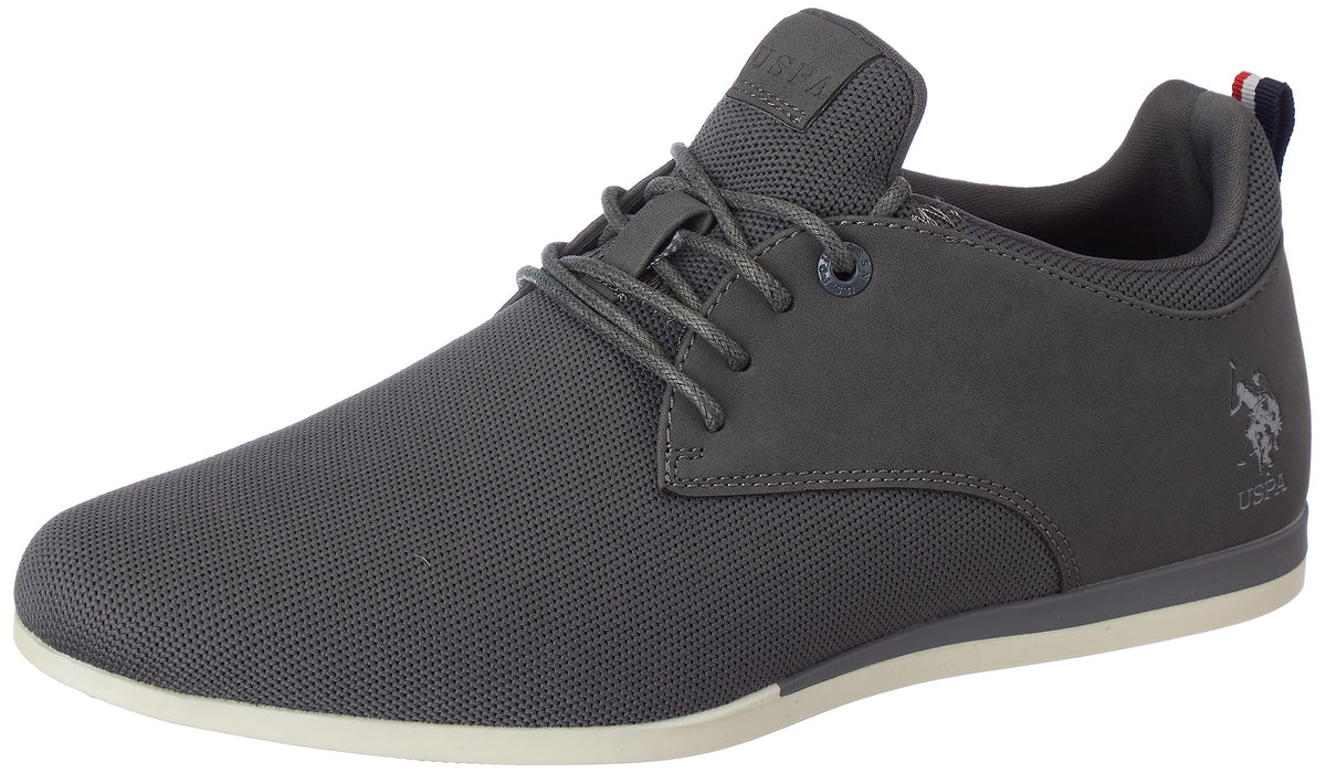 US Polo Association Mens Warren Grey LACE UP6 UK (2FD21308G07) 6