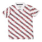 Pepe Jeans Boys Regular Fit Printed Polo T-Shirts White