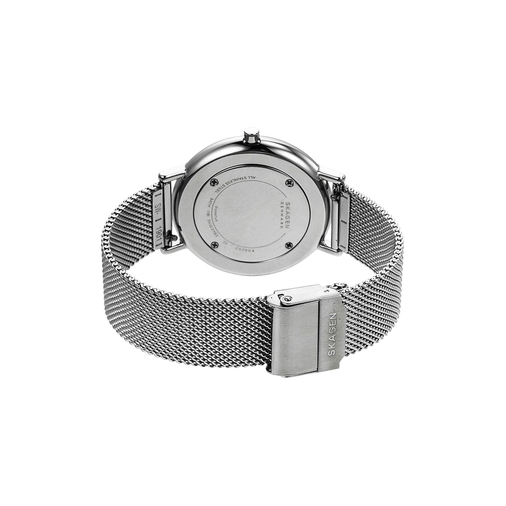 Skagen Women's Signatur Two-Hand Silver Stainless Steel Mesh Band Watch (Model: SKW2785)