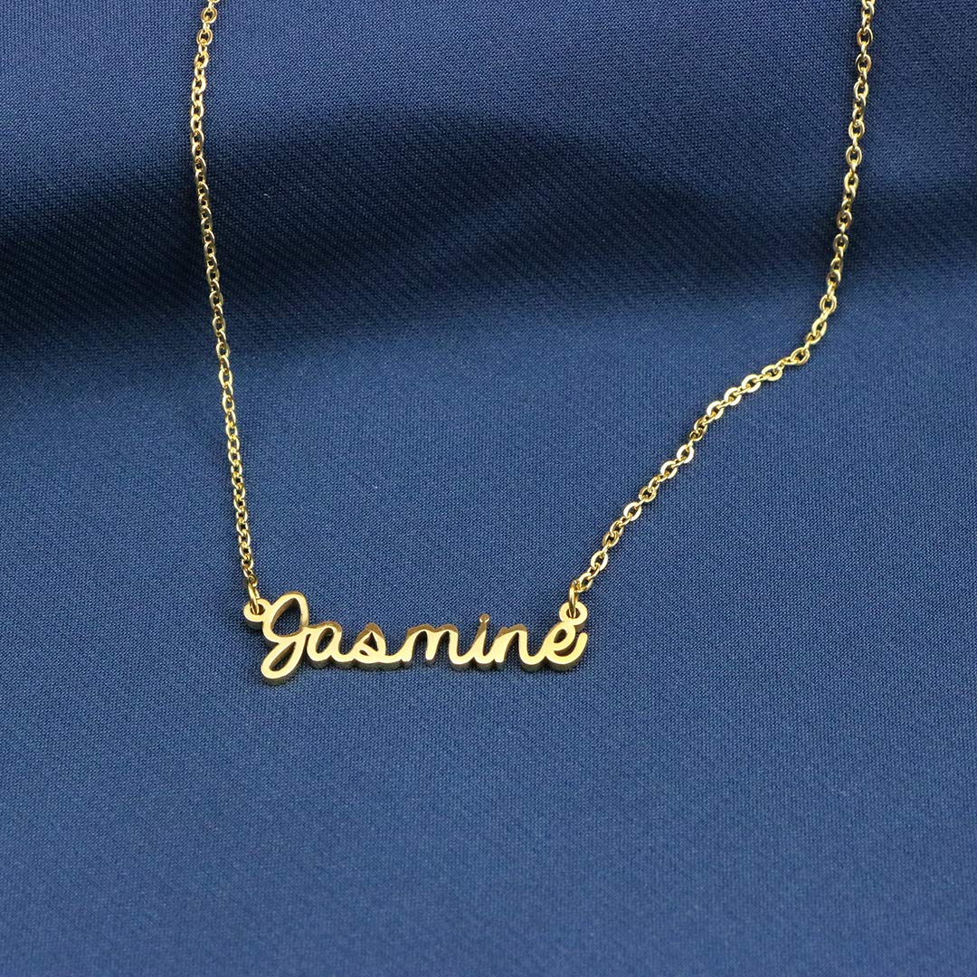 Personalized Necklace 18k Gold Plated Stainless Steel Pendant Jewelry Birthday Christmas Gift Lyla