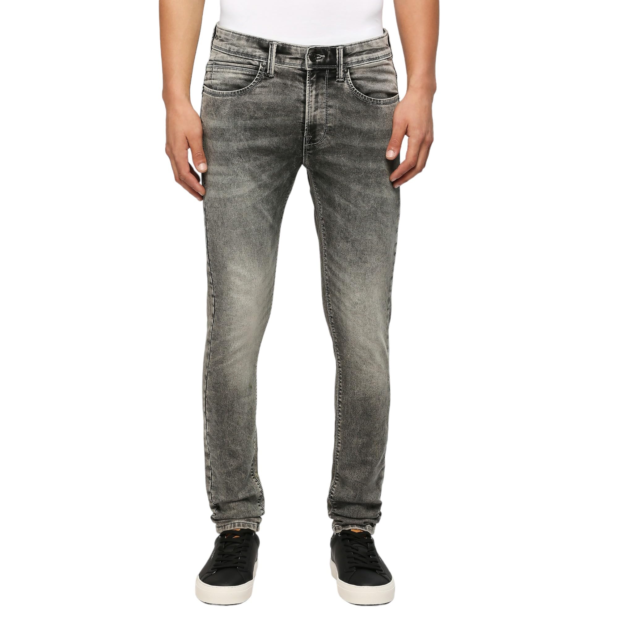 Pepe Jeans MenS Mid Rise Skinny Jeans (Pm207679Q011_Black Used, 36