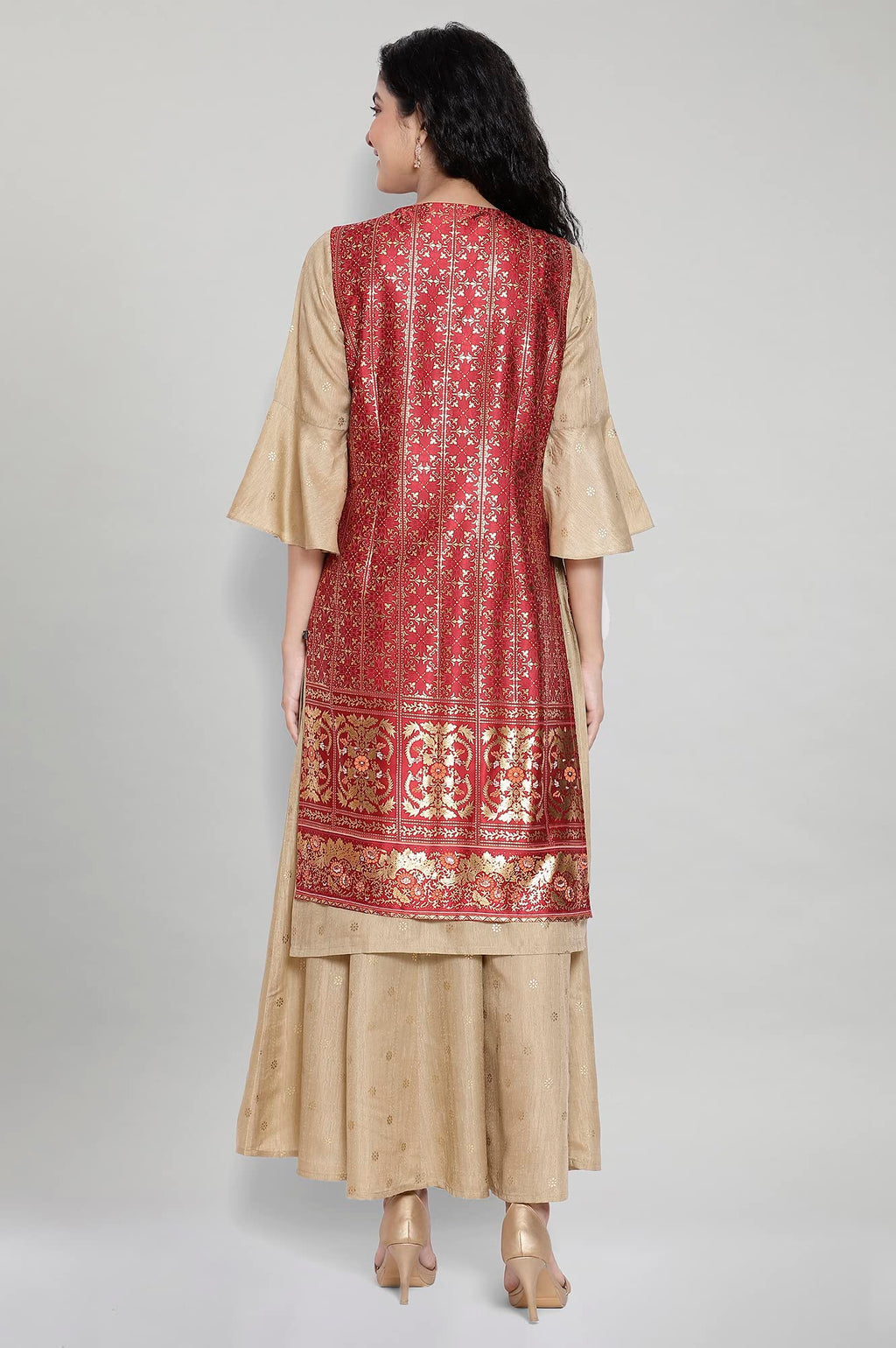 Aurelia Printed Viscose Round Neck Womens Ethnic