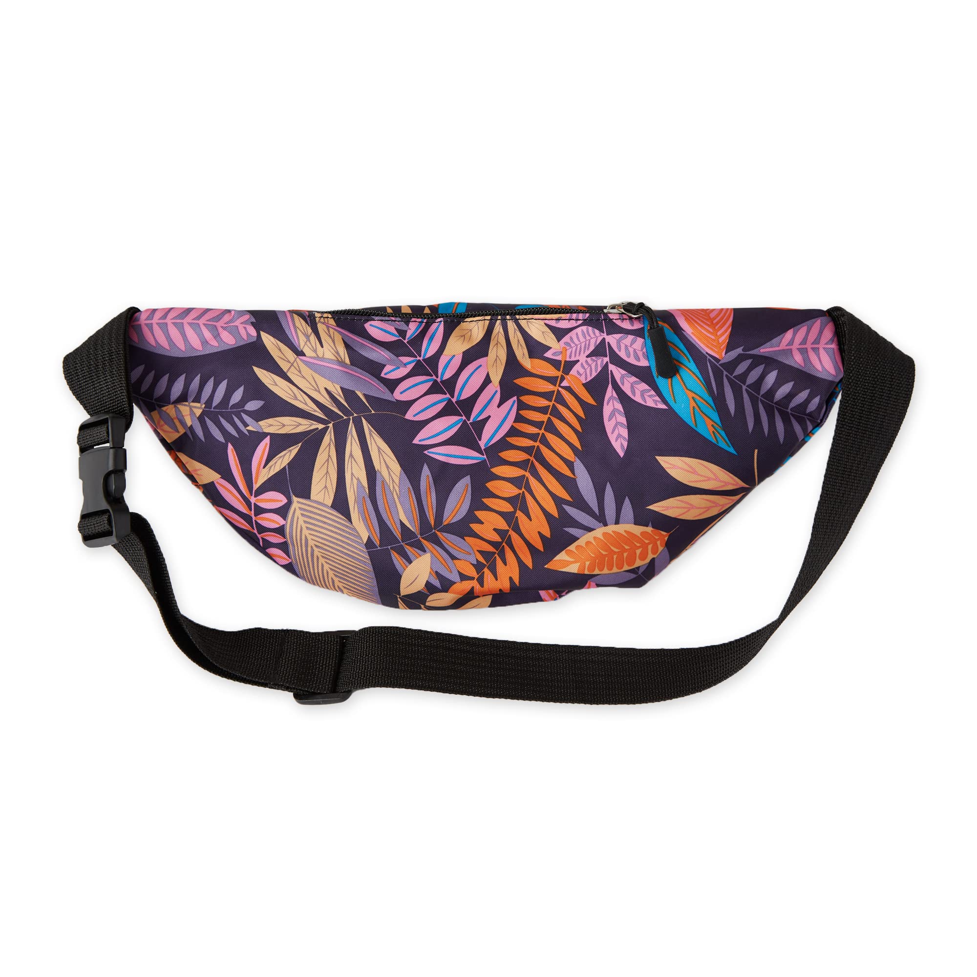 TROPICAL PRINT FANNY PACK - PURPLE