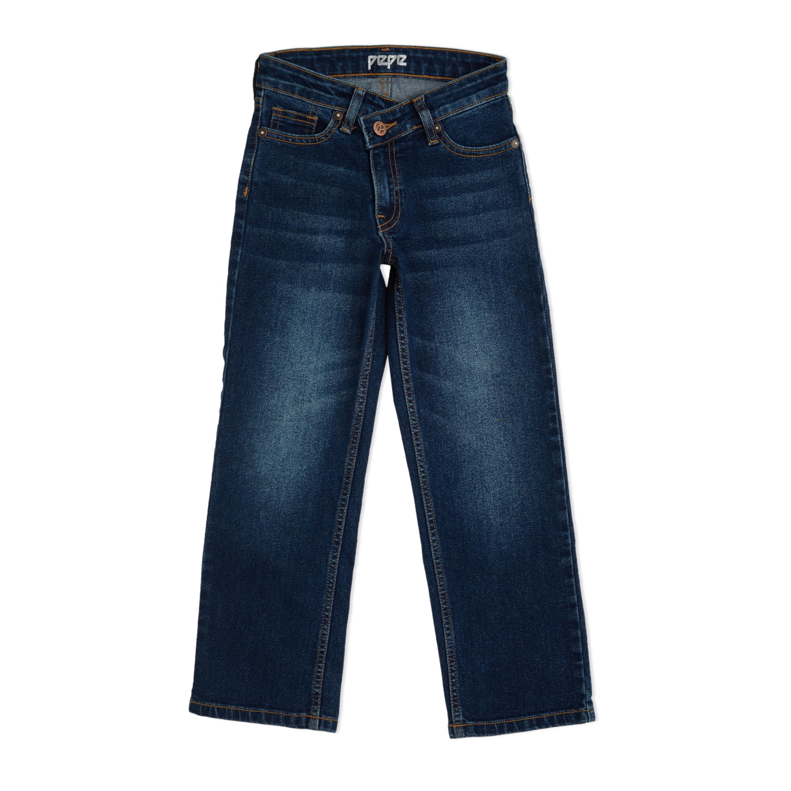 Pepe Jeans GirlS Straight Jeans (Pg201648Q03_Dark Wash Denim