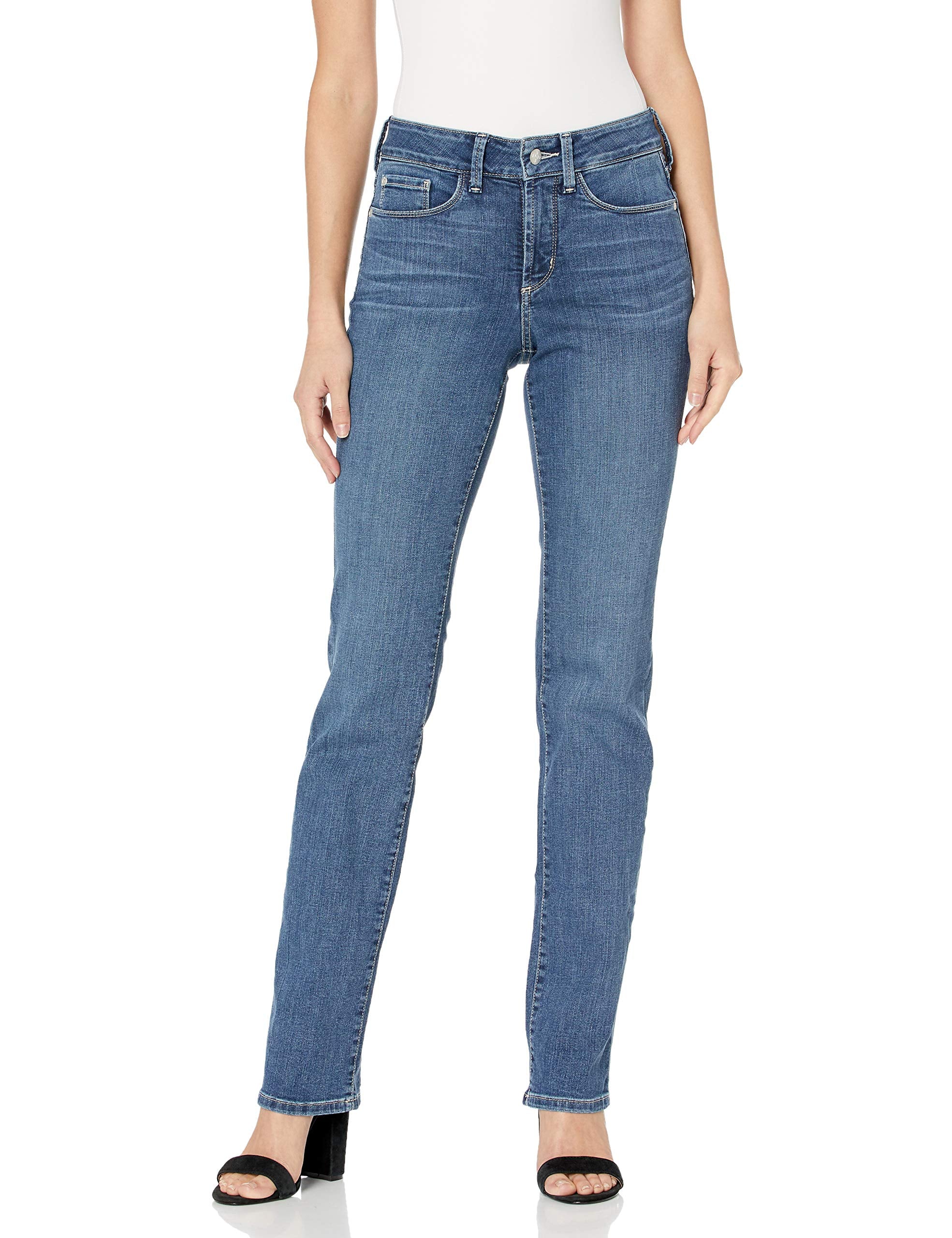 NYDJ Women's Marilyn Straight Denim Jeans, New Heyburn, 6