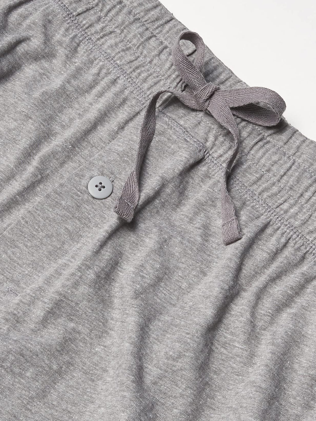 Fruit of the Loom Men's Jersey Knit Jogger Sleep Pant (1 and 2 Packs), Grey Heather/Navy, Large