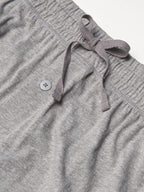 Fruit of the Loom Men's Jersey Knit Jogger Sleep Pant (1 and 2 Packs), Grey Heather/Navy, Large