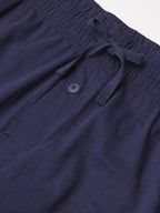 Fruit of the Loom Men's Jersey Knit Jogger Sleep Pant (1 and 2 Packs), Grey Heather/Navy, Large