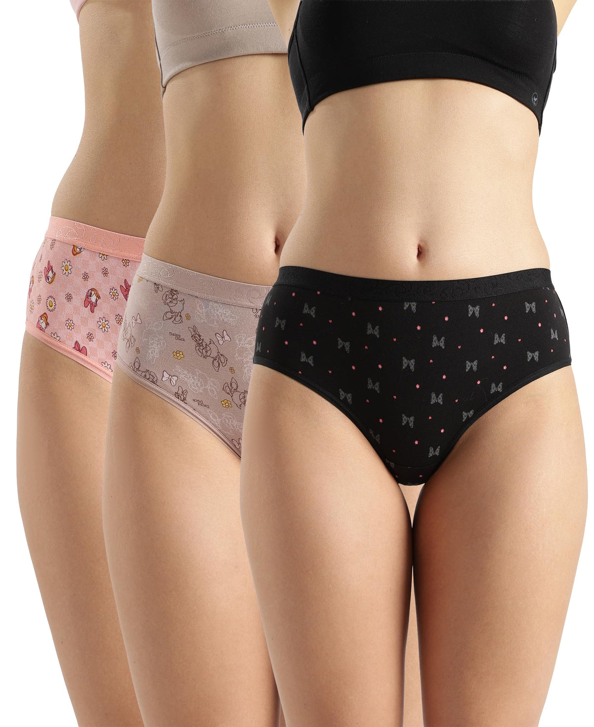 Jockey D301 WomenS Disney Collection High Coverage Super Combed Cotton Elastane Stretch Mid Waist Hipster With Stayfresh Treatm 2