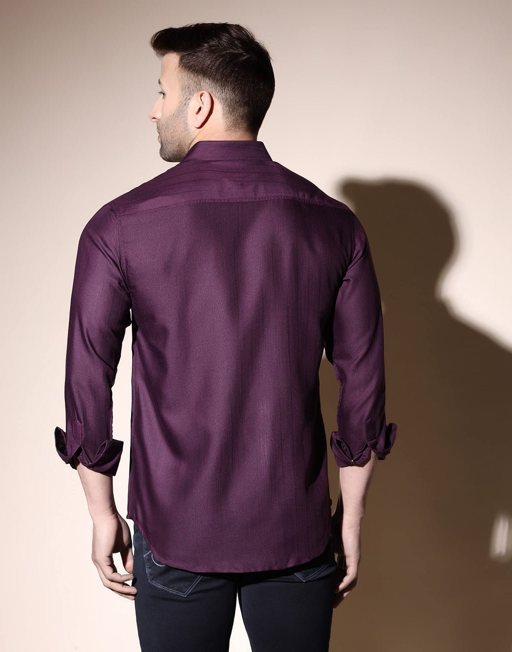 Leriya Fashion Shirts For Men | Cotton Blend Regular Fit Solid | Spread Coller Full Sleeve | Men Shirt Formal For Office | Outin