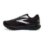 Brooks Mens Ghost 16 Neutral Running Shoe - Black/Ebony/Blue - 10 Medium
