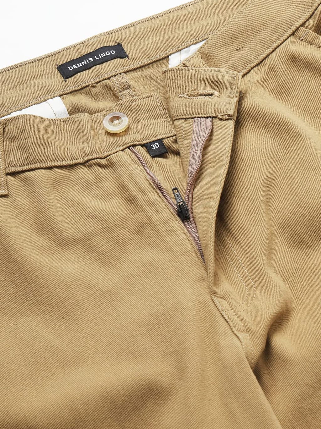 Dennis Lingo Slim Fit Khaki Solid Cargo Jogger for Men