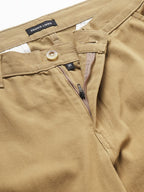 Dennis Lingo Slim Fit Khaki Solid Cargo Jogger for Men