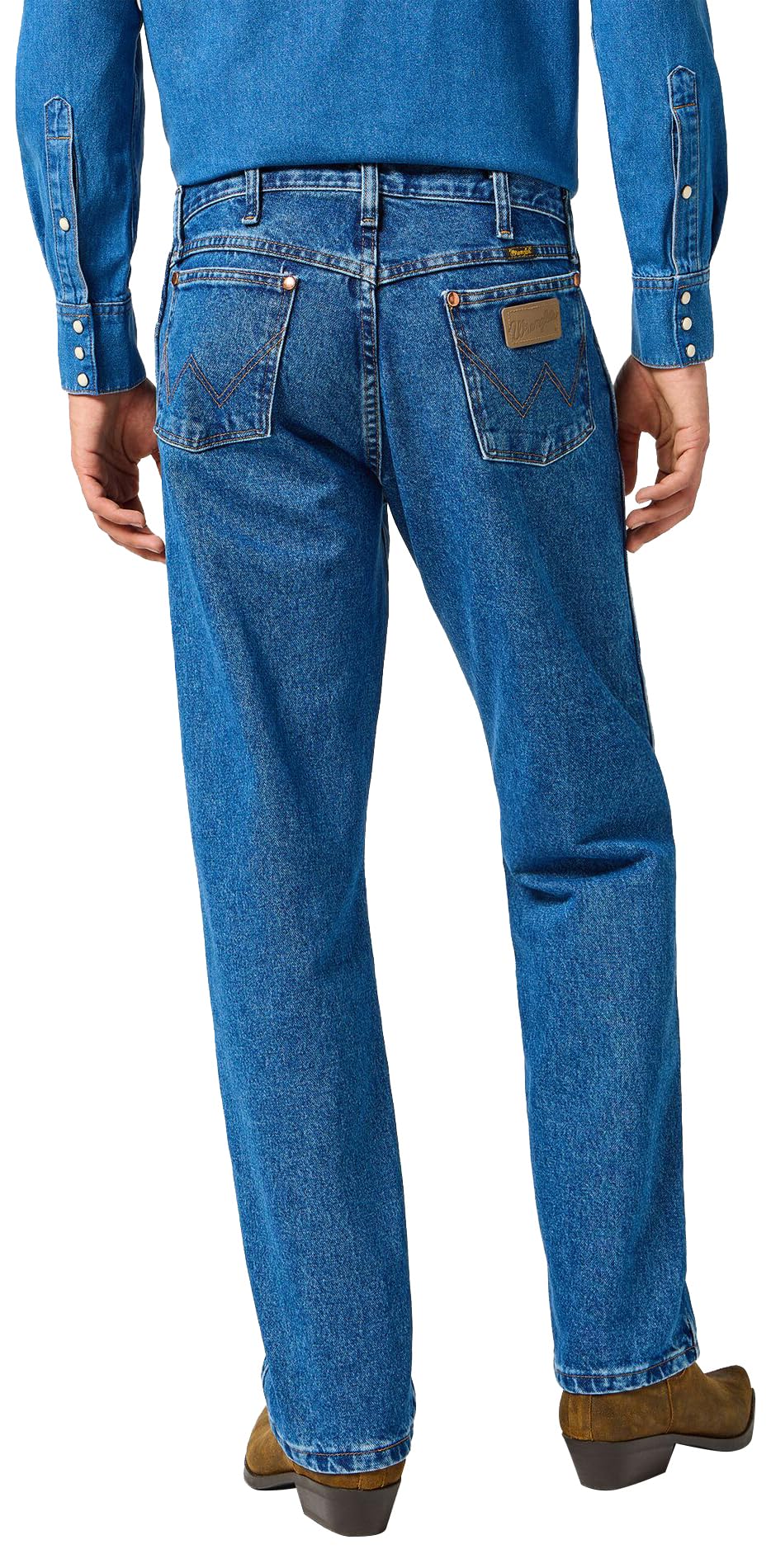 Wrangler mens 13mwz Cowboy Cut Original Fit jeans, Stonewashed, 42W x 34L US