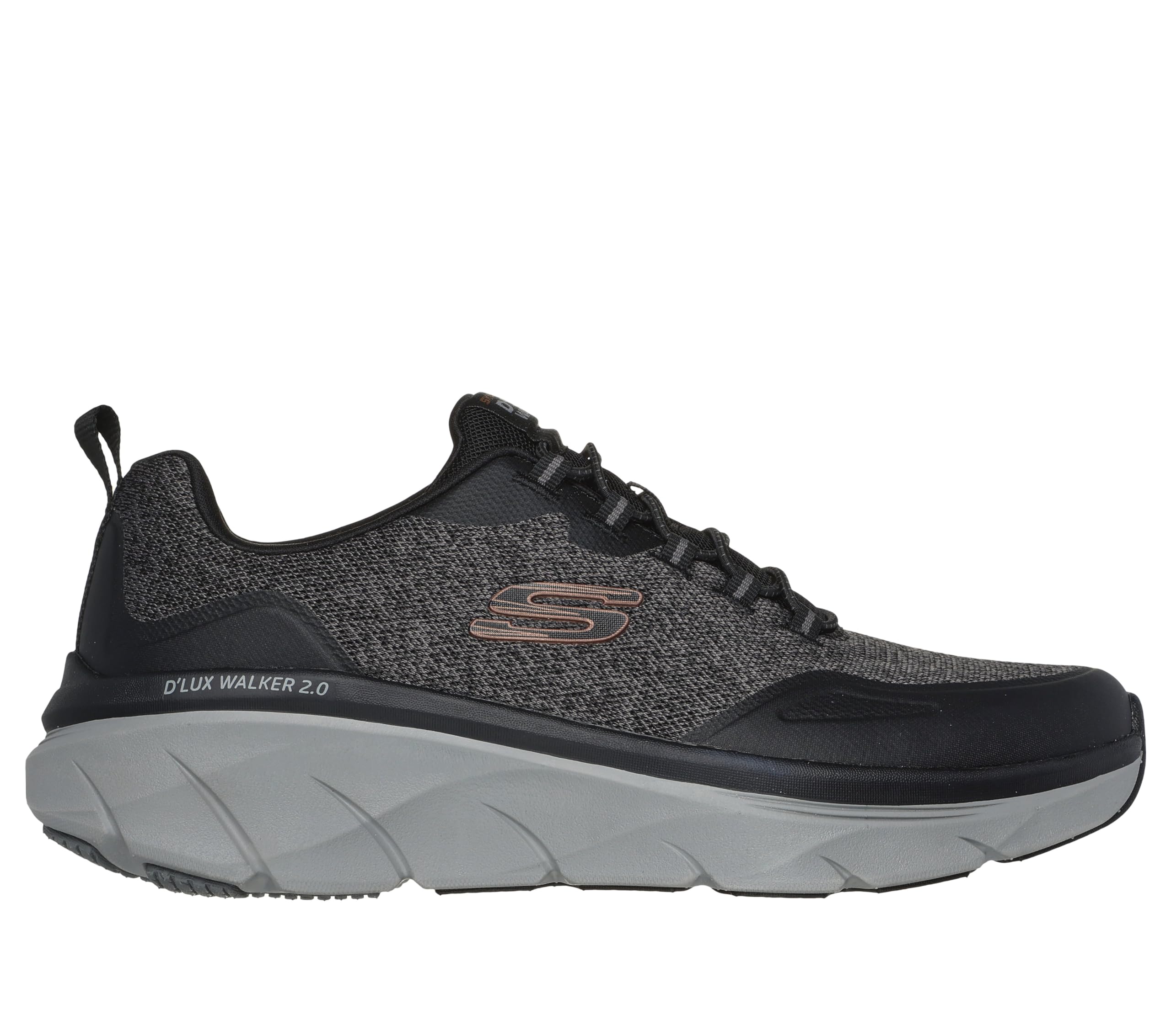 Skechers Men DLux Walker 2.0 Steadyway Slip-On Casual Shoes
