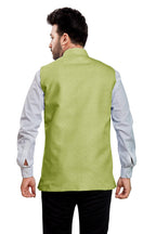 BE ACTIVE Mens Linen Blend Nehru Jacket With Mandarin Collar || Ethnic Koti For Men || Men Koti Formal|| Men Koti Wedding (RFKT
