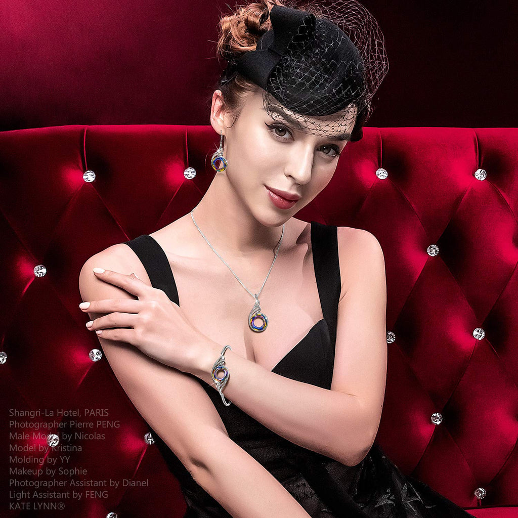 Kate Lynn Phoenix Bracelet for Women Birthday Gifts for Women Christmas Gifts for Women Crystal Bangle Bracelets Unique Jewelry