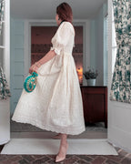 Anni Designer Women'S Pure Cotton Chikankari Embroidered Anarkali Kurta (Shring)