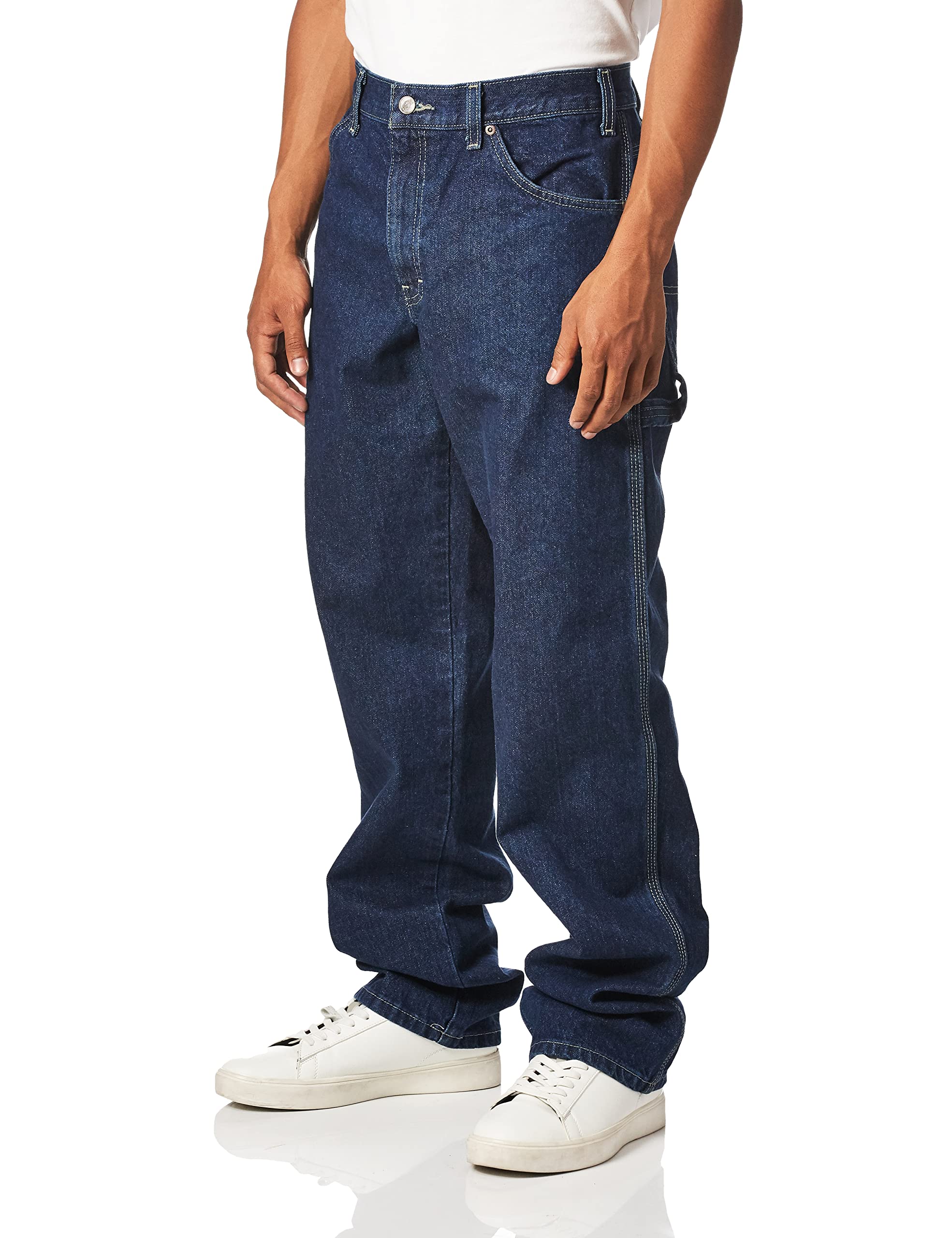 Dickies mens Relaxed Fit Carpenter jeans, Indigo Blue, 38W x 34L US
