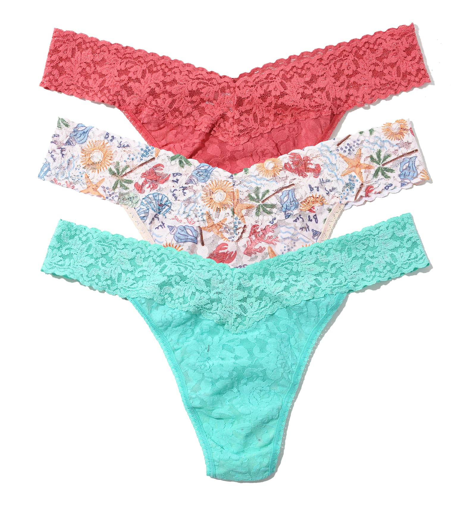 hanky panky Women's Signature Lace Original Rise 3 Pack, Nbsl, One Size