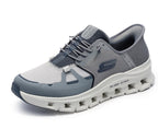Skechers Men's Glide-Step Pro Hands Free Slip-in Sneaker, Gray/Charcoal, 7 Wide