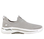 Skechers Women's Go Walk Arch Fit Iconic Sneaker, Grey, 9.5