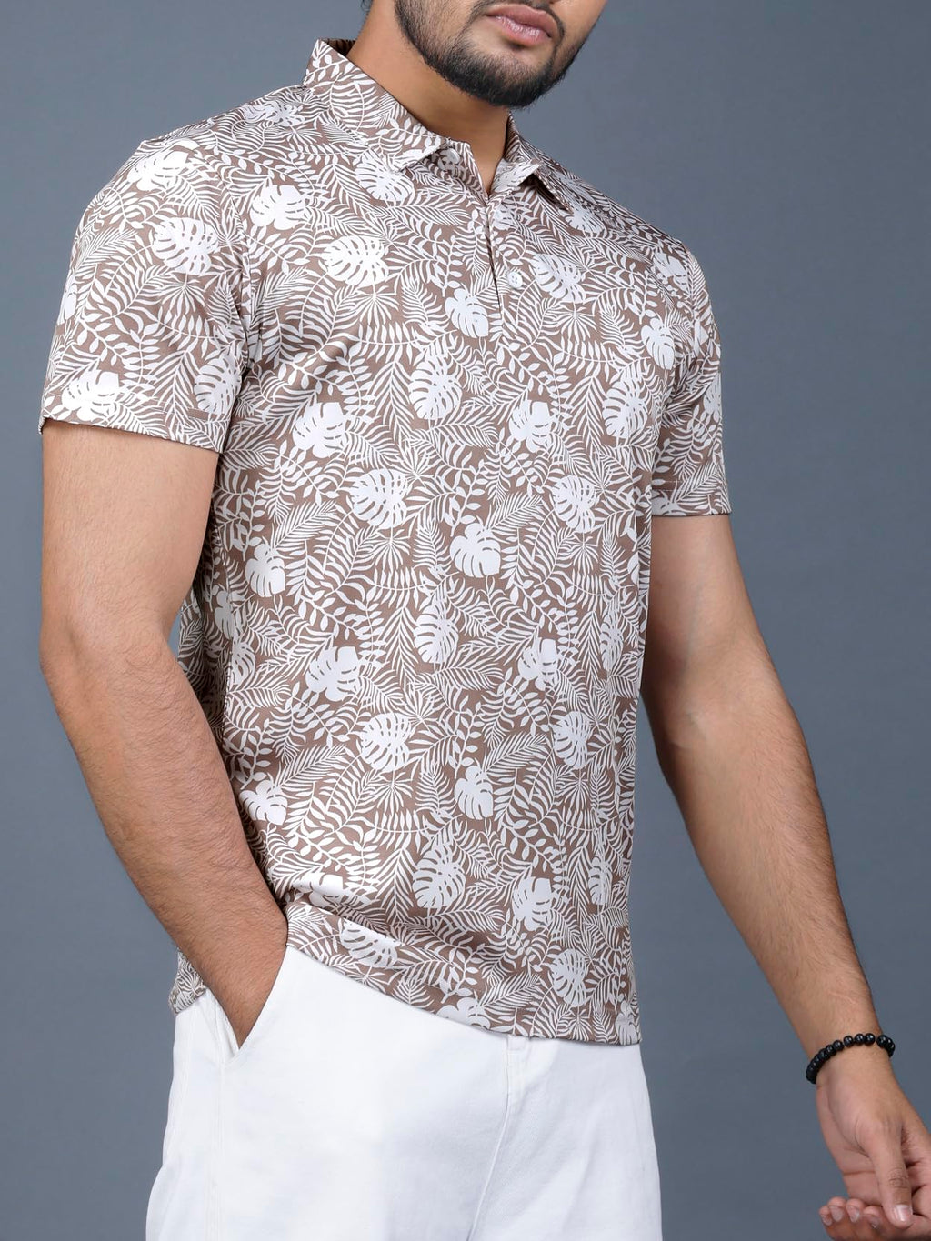 Noble Monk MenS Regular Fit Polo T Shirt |Half Sleeves |Tie And Dye Pattern| Casual T-Shirt For Men