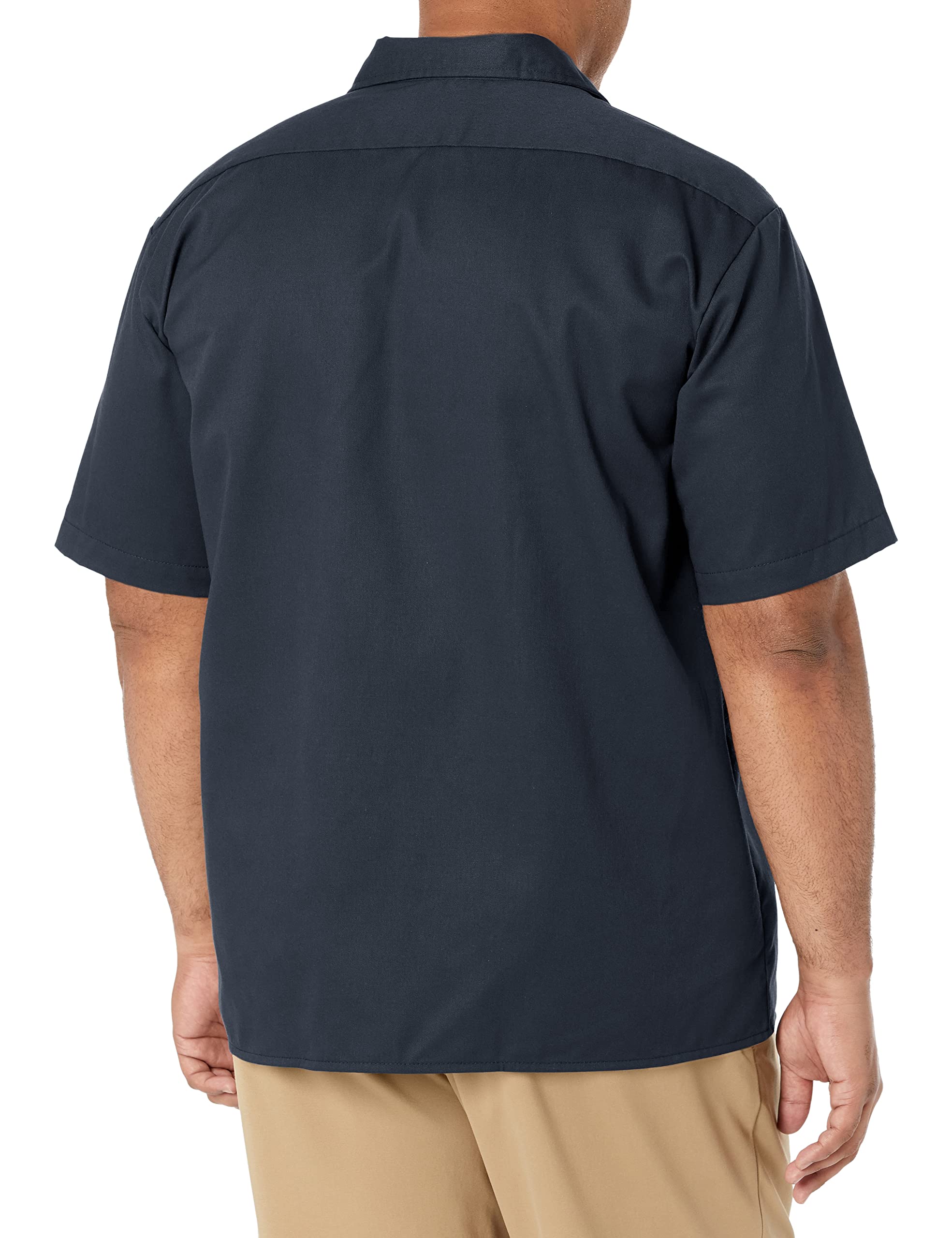 Unisex Short-Sleeve Work Shirt - BLAcK - S(D0102H7MFQX)