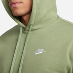 Nike NSW Club Pullover Hoodie Men's BV2654-871 (as1, alpha, xx_l, regular, regular, Oil Green/Oil Green/White), XX-Large