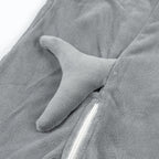 LOLANTA Funny Halloween Costumes Kids Shark One Piece Animal Rompers for Kids Halloween Fancy Dress(Gray, 2-3T)