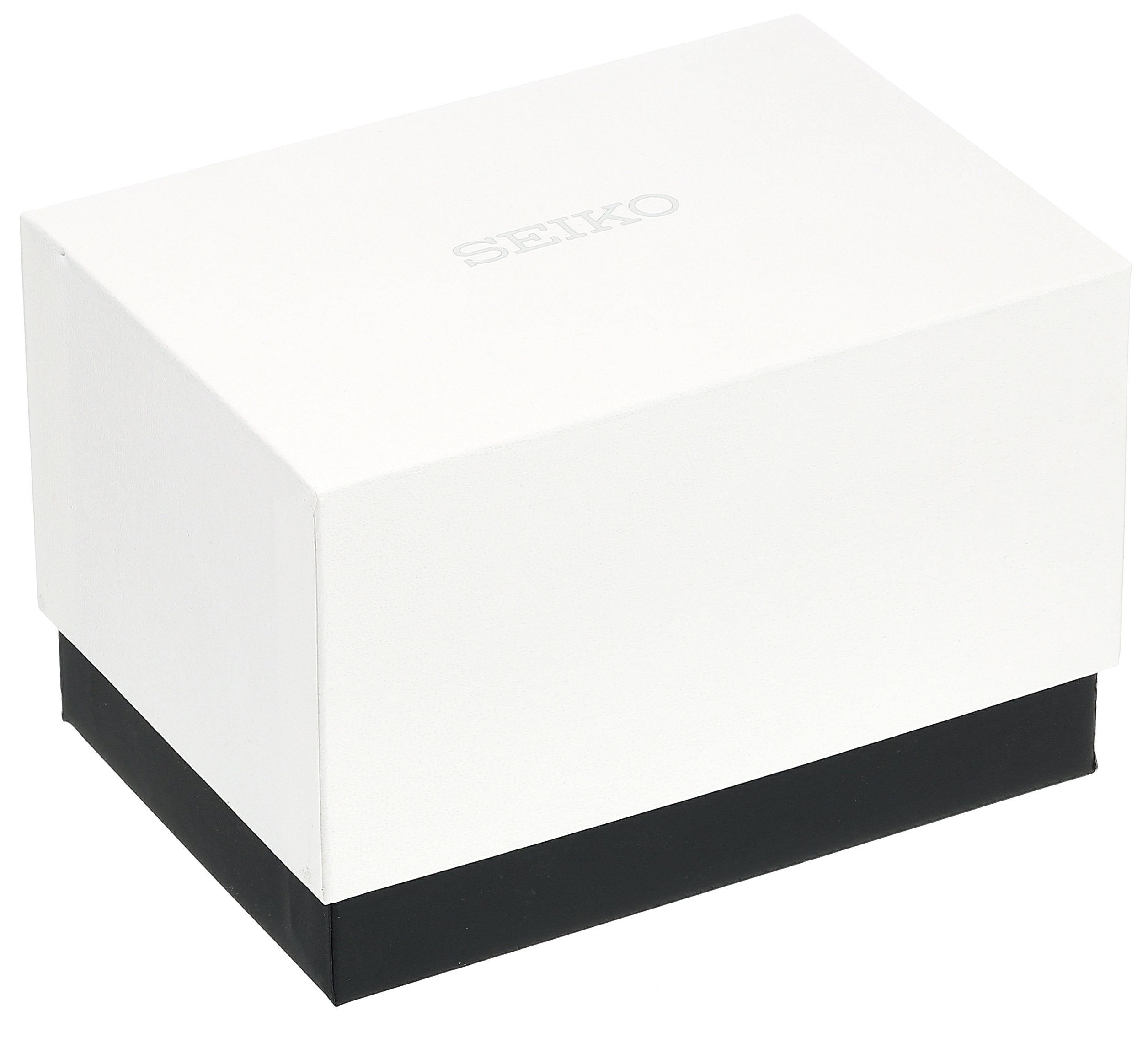 SEIKO SNE506 Watch for Men - Coutura Collection - Solar Powered, with Diamond Markers, Black Ion Finish with Gold Accents, Stain