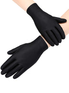 SATINIOR 6 Pairs Black White Kid Costume Glove Short Cosplay Glove Girl Boy Dress up for Halloween Party Opera Accessories